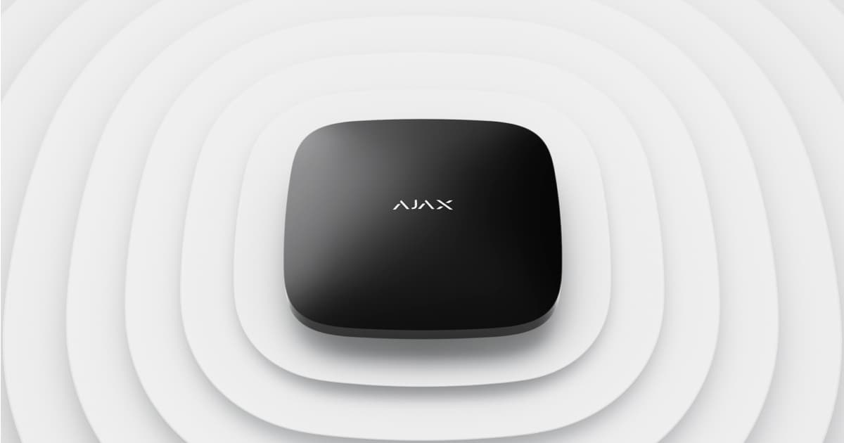 Ajax Hub 2 Plus wireless intruder alarm control panel