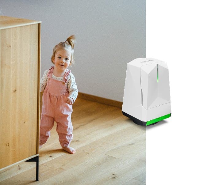 Room-by-room climate control in a Loxone smart home